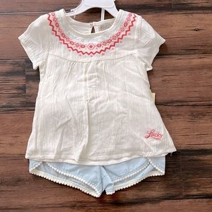 NWT Lucky Brand, two piece set 3T